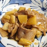 長芋と豚肉のオイスターソース炒め